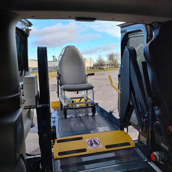 Specializēts transportēšanas krēsls